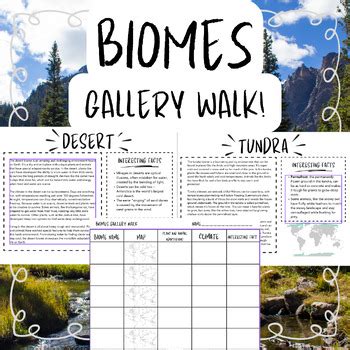 Biome walk throughs .